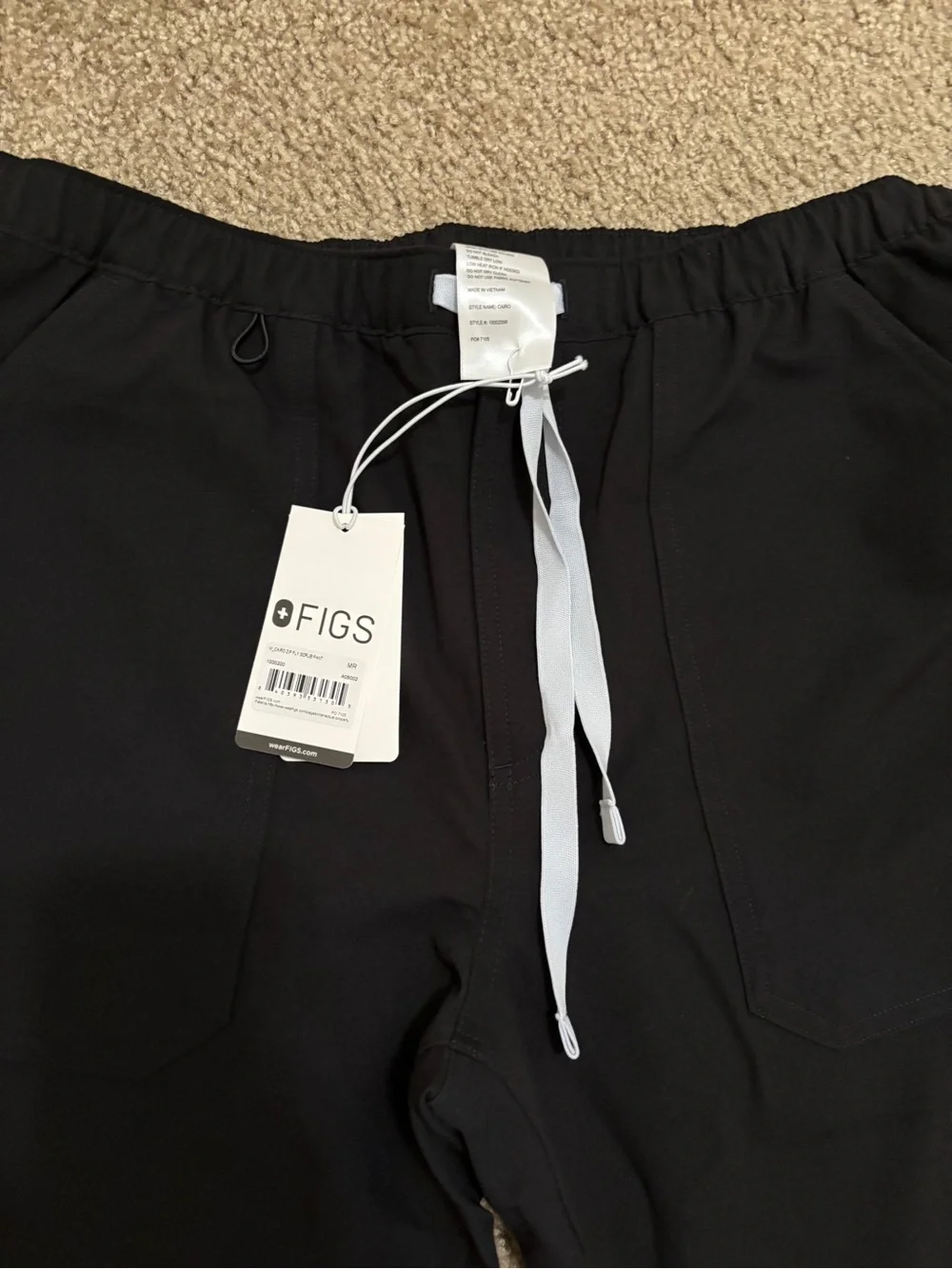FIGS cairo zip fly scrub pants nwt medium